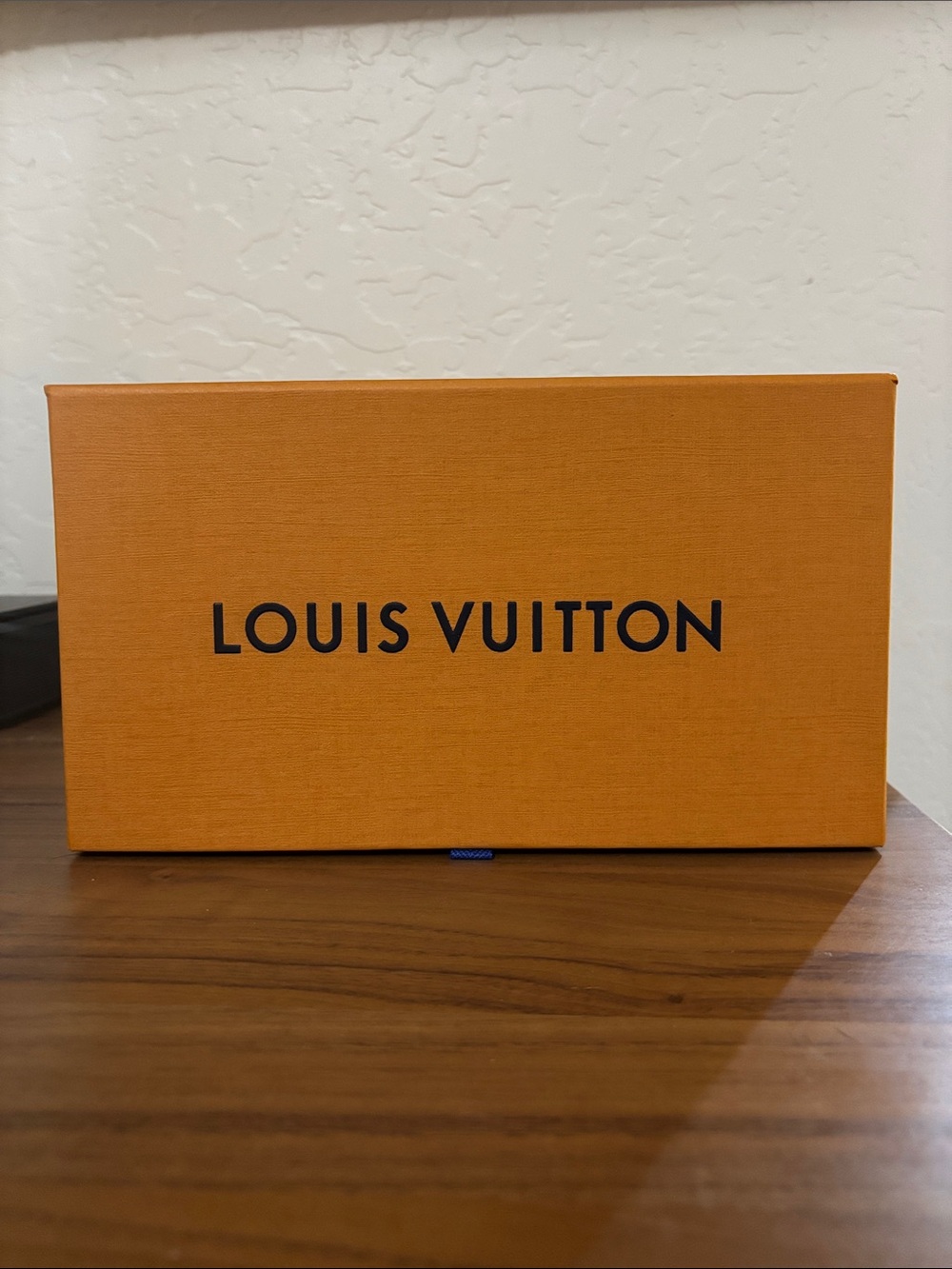 Louis Vuitton Orange Logo Accessory Box 9.5” x 5.5” x 2”
